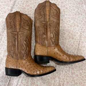 Brown Leather Cowboy Boots